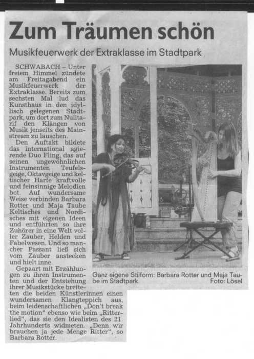 Rezension Schwabach Juli 10